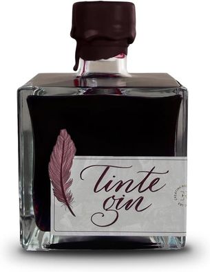 Tinte Gin in toller Flasche mit Farbwechsel 0,5l 47% Vol.