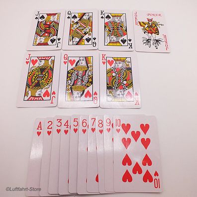 Spielkarten, Französisches Blatt, Poker, Canasta, Skat, 54 Blatt Art.-Nr. 11122