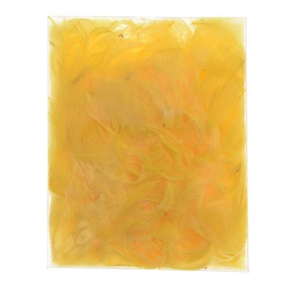 Oster-Deko Orange-Gelbe Federn 5 cm