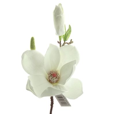 GASPER Magnolienzweig Reinweiß 37 cm - Kunstblumen