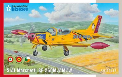 Special Hobby SIAI-Marchetti SF-260M/ AM/ W 7009418 in 1:72 Bausatz 72418