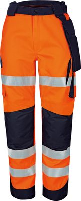 Arbeitshose Warnschutz-Kontrast-Bundhose Größe 48