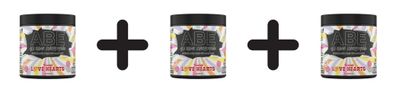 3 x ABE - All Black Everything, Swizzles Love Hearts - 375g