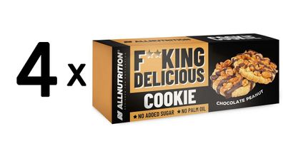 4 x Fitking Delicious Cookie, Chocolate Peanut - 150g