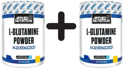 2 x L-Glutamine Powder, Micronized - 250g