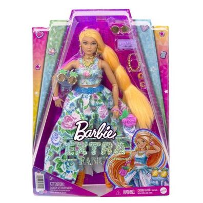 Mattel - Barbie Extra Fancy Doll In Floral Dress With Pet Kitten / from Assort - ...