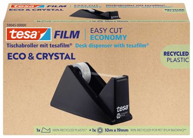 tesa® 59045-00000-00 Tischabroller Easy Cut® Economy - für Rollen bis 33m : 19mm, ...