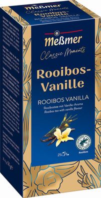 Meßmer 4061524 Tee-Spezialitäten - Rooibos-Vanille, 25 Beutel