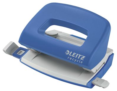 Leitz 5010-00-35 5010 Locher Mini NeXXT Recycle - 10 Blatt, klimaneutral, blau