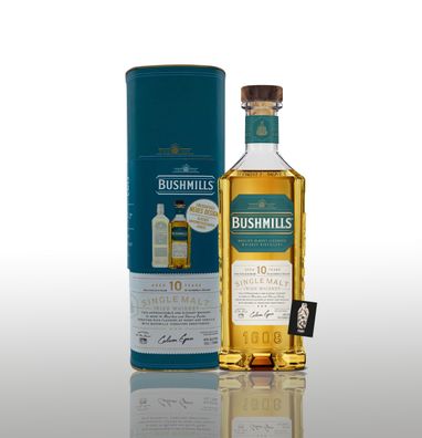 Bushmills 10 Years Old Single Malt Irish Whiskey (40% Vol.) 0,7l in Geschenkbox