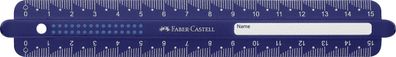 FABER-CASTELL 172115 Lineal Dots - 15 cm, sortiert