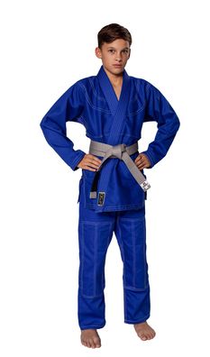 DANRHO Brazilian Jiu Jitsu Anzug 250 g blau