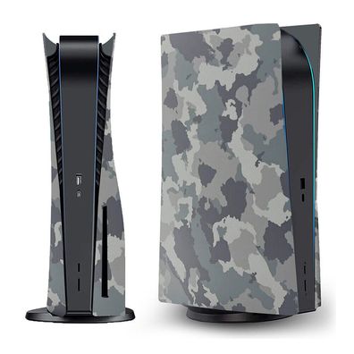Camouflage Game Console Cover Game Host Faceplate for PS5 Console Disc Version