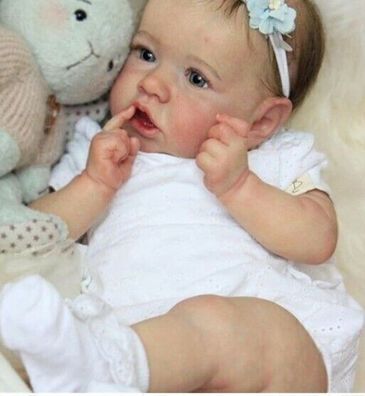 Wiedergeburt Babypuppe Kleinkind Geschenk weicher Körper handgefertigt