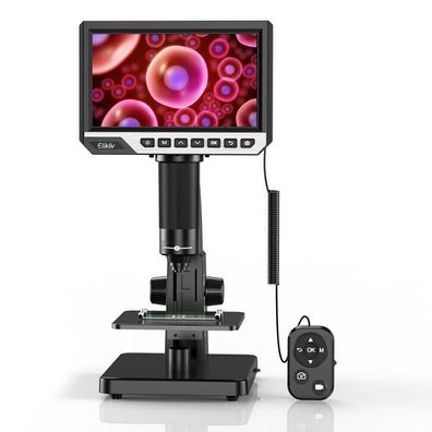 7 Digital Microscope 1080P 12MP 2000X magnifier Remote Control 32GB H
