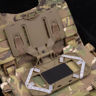 Practical Chest Molle Phone Map Holder Carrier Mobile Phone Rack Outdoor Sports.