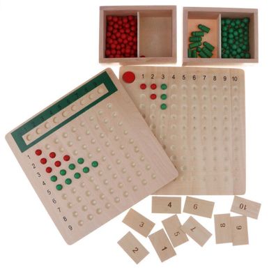 Multiplikationsbrett Divisionsbrett, Montessori-Material fur Kinder ab 4.5