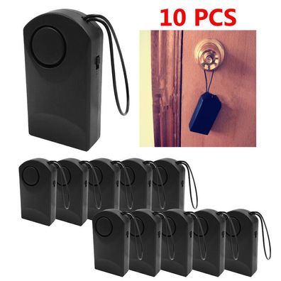 10ß Home Security Alarm Tuergriff Alarmerkennungsgerät Eindringling Batterie