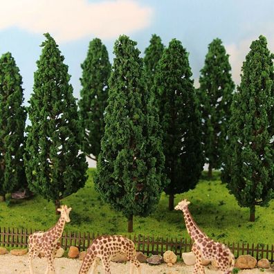 10x 15cm Modell Baum Laubbäume fur Landschaft Modellbau Modelleisenbahn