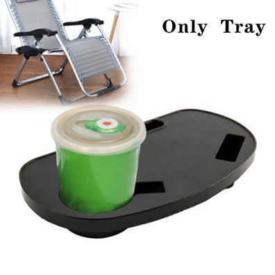 1x Sonnenliege Getränkehalter Zero Gravity Recliner Chair Clip Side Tray Table