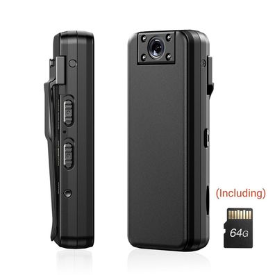 BOBLOV A21 Mini Body Camera With 64GB-Card Video Recorder 1080P For Meeting/ Vlog