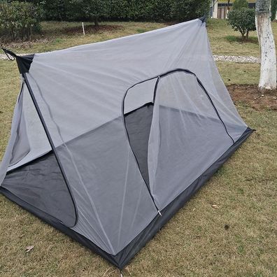Portable Camping Tent Mosquito Net A-shaped Ultralight Summer Mesh Tent