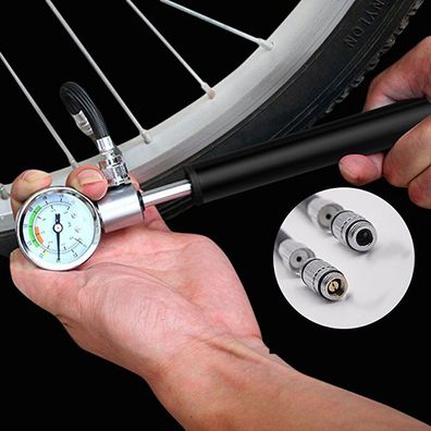 Protable Mountainbike Pumpe Fahrradpumpe Hochdruck Reifenpumpe Luftpumpen HOT