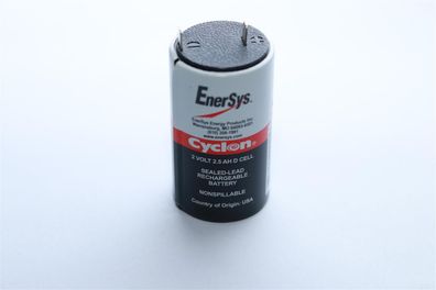 EnerSys - Cyclon - 0810-0004 - D Cell - 2 Volt 2500mAh Pb
