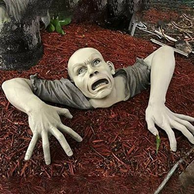 Halloween kriechen Zombie Horror Requisiten Outdoor Garten Statue Friedhof Dekor