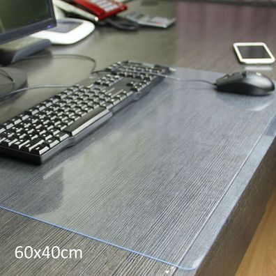 2x 1.5mm Arbeitsunterlage transparent Schreibunterlage Schreibtischunterlage PVC