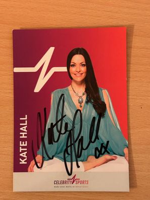 Kate Hall Autogrammkarte original signiert #S827