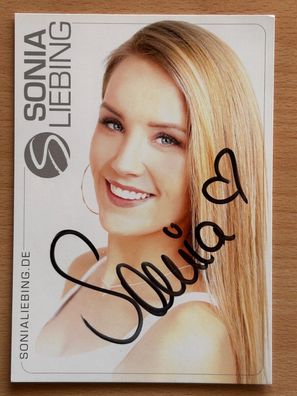 Sonia Liebing Autogrammkarte original signiert #S871
