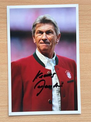 Klaus Augenthaler FC Bayern München Autogrammkarte original signiert #S483