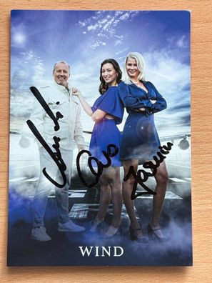 Wind Autogrammkarte original signiert #S874