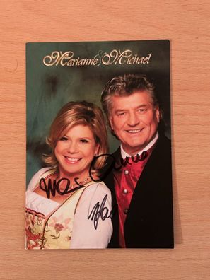 Marianne & Michael Autogrammkarte original signiert #S852