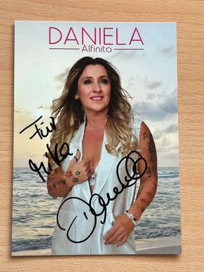 Daniela Alfinito Autogrammkarte original signiert #S960