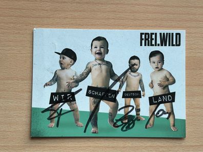 Frei. Wild Autogrammkarte original signiert #S608
