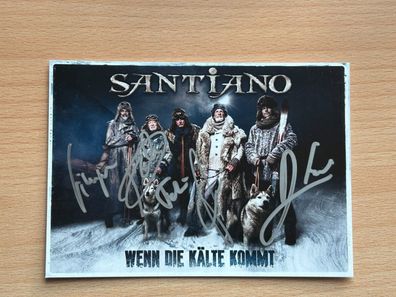 Santiano Autogrammkarte original signiert #S603
