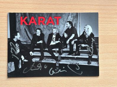 Karat Autogrammkarte original signiert #S566