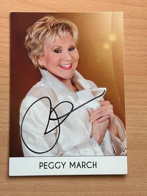 Peggy March Autogrammkarte original signiert #S956