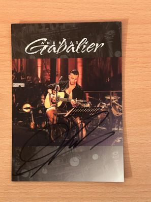 Andreas Gabalier Autogrammkarte original signiert #S834