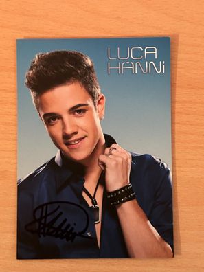 Luca Hänni Autogrammkarte original signiert #S771