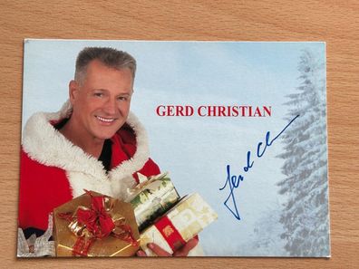 Gerd Christian Autogrammkarte original signiert #S911