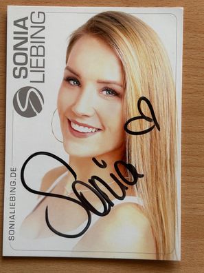 Sonia Liebing Autogrammkarte original signiert #S870