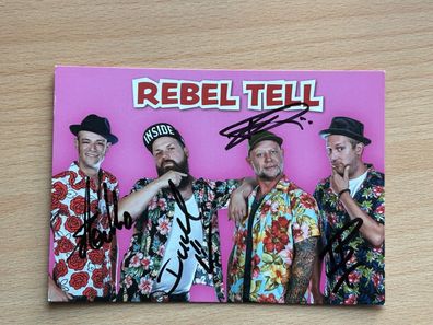 Rebell Tell Autogrammkarte original signiert #S604