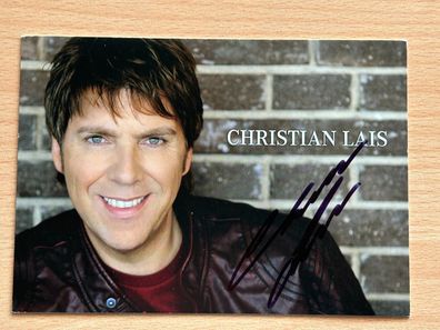 Christian Lais Autogrammkarte original signiert #S907