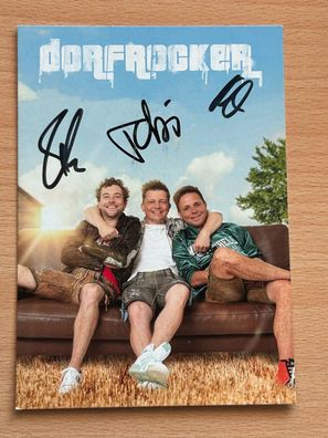 Dorfrocker Autogrammkarte original signiert #S962