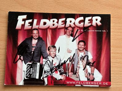 Feldberger Autogrammkarte original signiert #S891