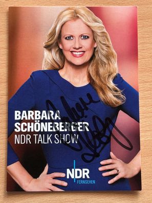 Barbara Schöneberger Autogrammkarte original signiert #S873