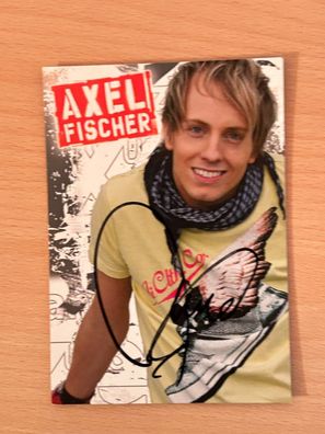Axel Fischer Autogrammkarte original signiert #S791